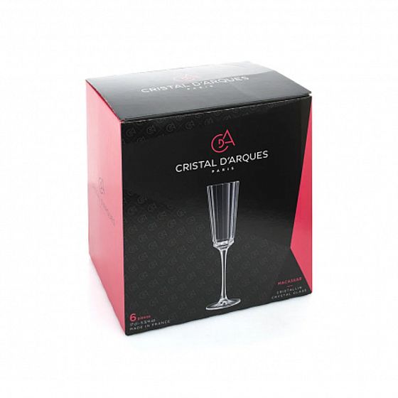 Набор бокалов для шампанского MACASSAR 6шт 170мл