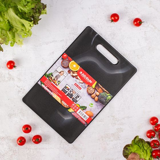 Доска разделочная MARBLE Black 20х30см