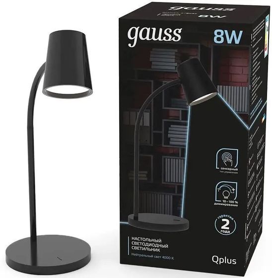 Лампа настольная Gauss GT6032 8Вт черный