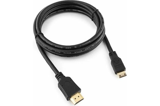 Кабель Cablexpert HDMI(m) - miniHDMI(m) ver 2.0 4K High speed 1.8м черный (CC-HDMI4C-6)