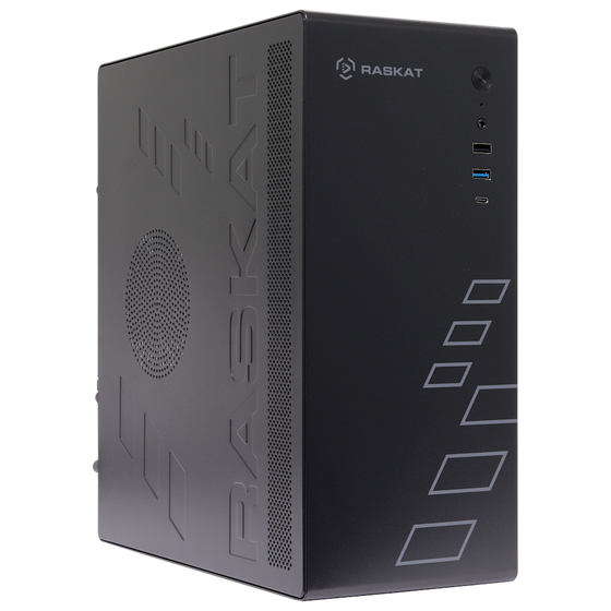 ПК Raskat Standart 300 черный i3-12100 16Gb/480Gb UHDGr730 noOS + клав./мышь (Standart300128046)