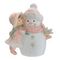 Фигурка декоративная &quot;Девочка и снеговик&quot;, L11 W6 H11 см, 2в.