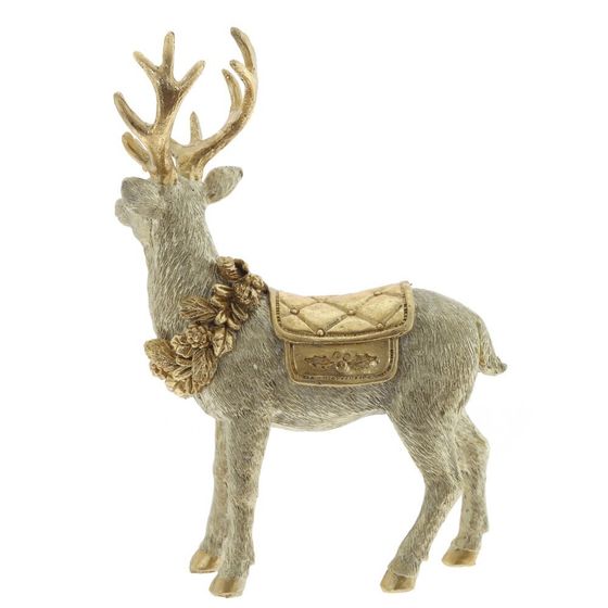 Фигурка декоративная "Олень", L14 W4 H21 см