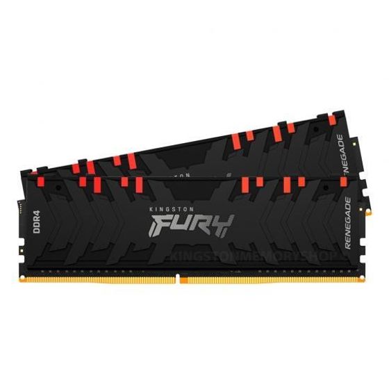 Память DDR4 2x8Gb 3600MHz Kingston KF436C16RBAK2/16 Fury Renegade RGb RTL Gaming PC4-28800 CL16 288-pin 1.35В kit single rank с радиатором Ret