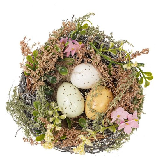 Изделие декоративное &quot;Гнездо пасхальное&quot;, L14 W14 H6 см