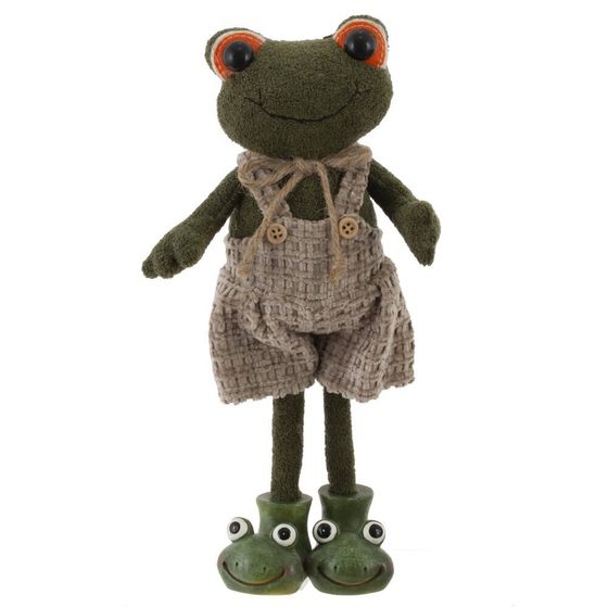 Игрушка набивная &quot;Лягушка&quot;, L10 W7,5 H27 см, 2в.