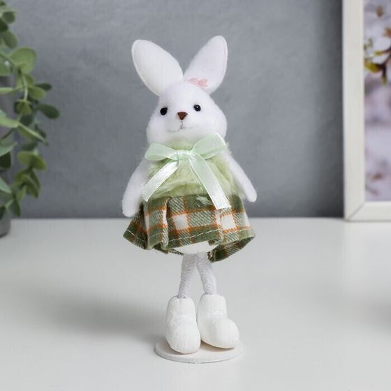 !09 Сувенир &quot;Зайка в клетчатой юбочке&quot; МИКС 5х15,5 см.