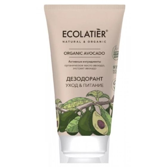 Дезодорант Ecolatier Organic Avocado «Уход &amp; Питание», 40 мл