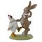 Фигурка декоративная "Заяц с курицей", L8 W4 H10,5 см