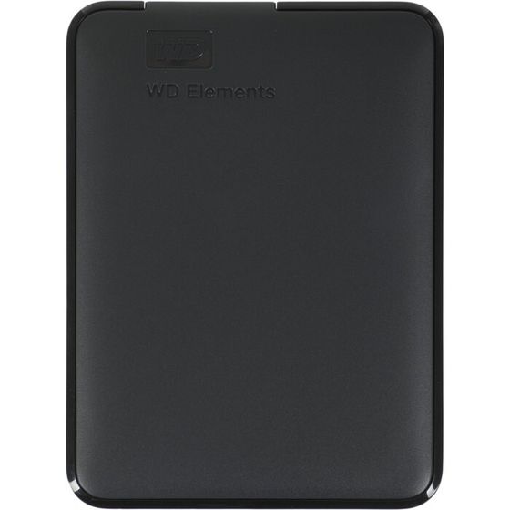 Внешний жесткий диск WD WDBUZG0010BBK-WESN Elements Portable, 1 Тб, USB 3.0, 2.5&quot;, чёрный