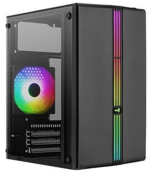 Корпус AeroCool Evo Mini-G-BK-v1 черный без БП Mini-Tower ATX (Evo Mini-G-BK-v1)