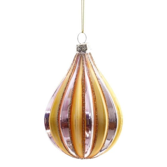 Украшение новогоднее "Капля", L7 W7 H12 см, 2в.