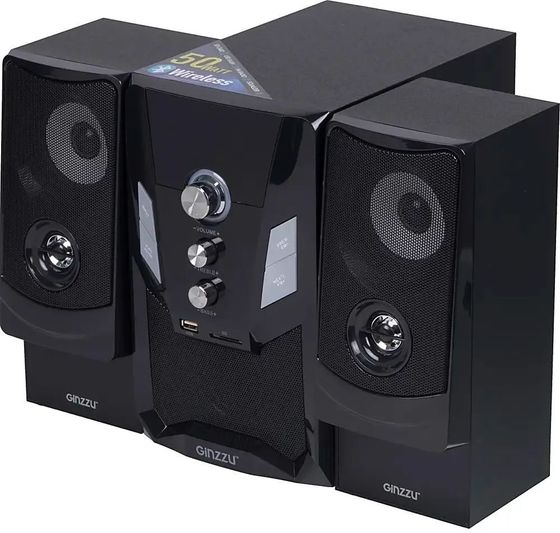 Колонки 2.1 Ginzzu GM-415 50Вт черный