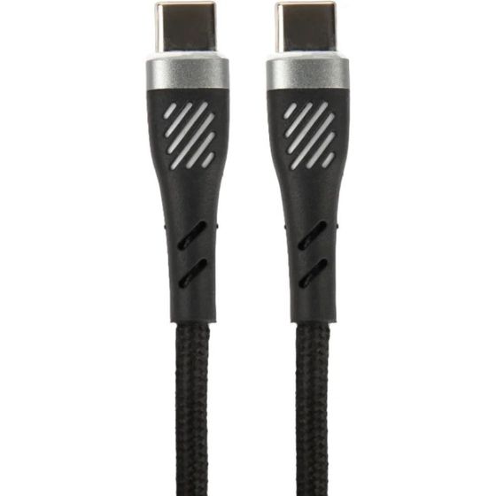 Кабель Perfeo USB Type-C(m) - Type-C(m) POWER 1м черный (C1105)