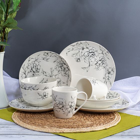 Тарелка суповая PEONIA 21см