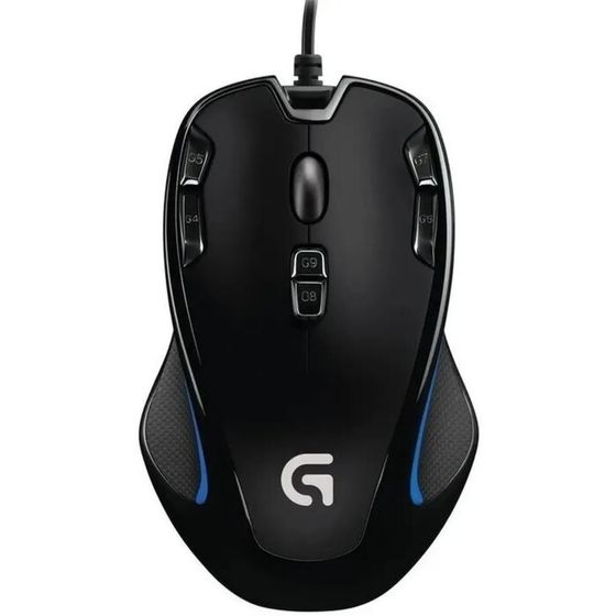 Мышь LOGITECH G300s, игровая, проводная, оптическая, 2500 dpi, подсветка, чёрная