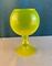 !09 Ваза-кубок на ножке "Надаль" 21 см цвет желтый