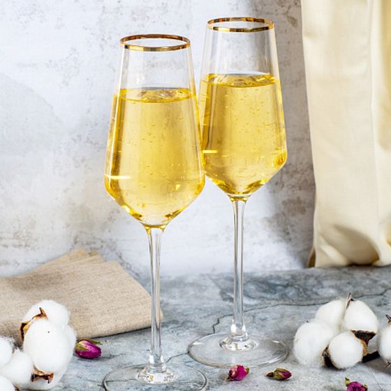 Набор фужеров для шампанского ULTIME BORD OR 4шт 230мл