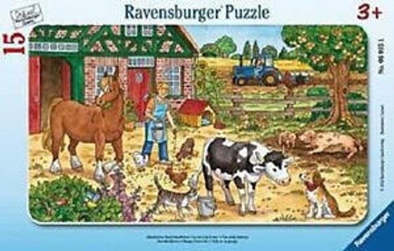 Ravensburger Puzzle 15 - Wesoła Farma (060351)