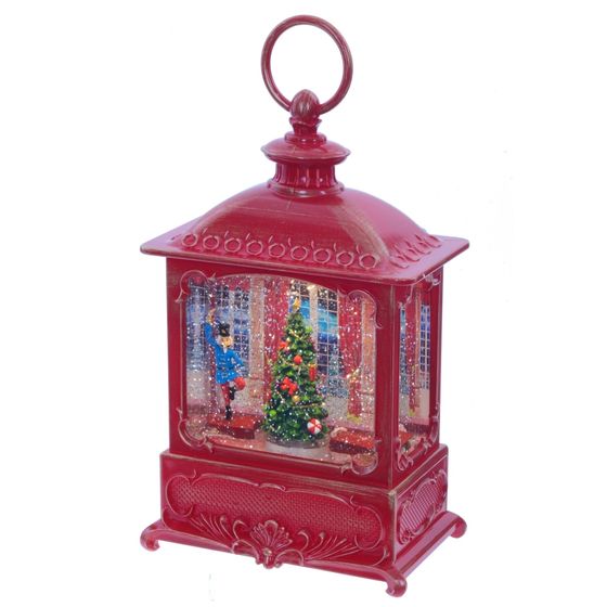Изделие декоративное &quot;Фонарь&quot; (подсвет, вьюга, движ, 3хАА н/п), L13,5 W8 H23 см