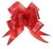 !Бант-бабочка №3 &quot;Золотые полосы&quot;, 8 штук цвет красный, d=7-8 см