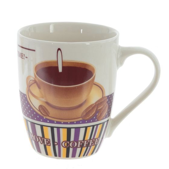 Кружка 350 мл, L11 W8 H10,5 см, дизайн микс