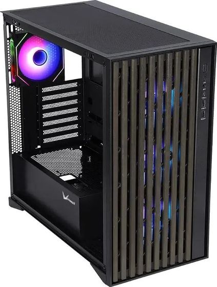Корпус Formula TimberLine T0 черный без БП mATX 6x120mm 6x140mm 2xUSB3.0 audio