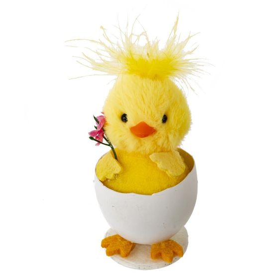 Фигурка декоративная &quot;Цыпленок&quot; (блок 12шт), L5 W5 H10 см, 2в.