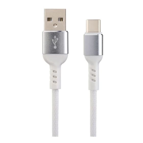 Кабель Perfeo USB 2.0 A(m) - Type-C(m) 1м белый (U4906)