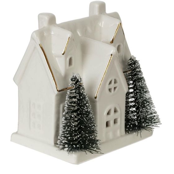 Фигурка декоративная "Домик" с подсветкой (2хLR44), L8 W6 H9 см