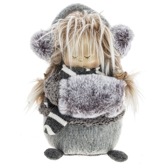 Игрушка набивная &quot;Девочка&quot;, L12 W14 H23 см, 2в.