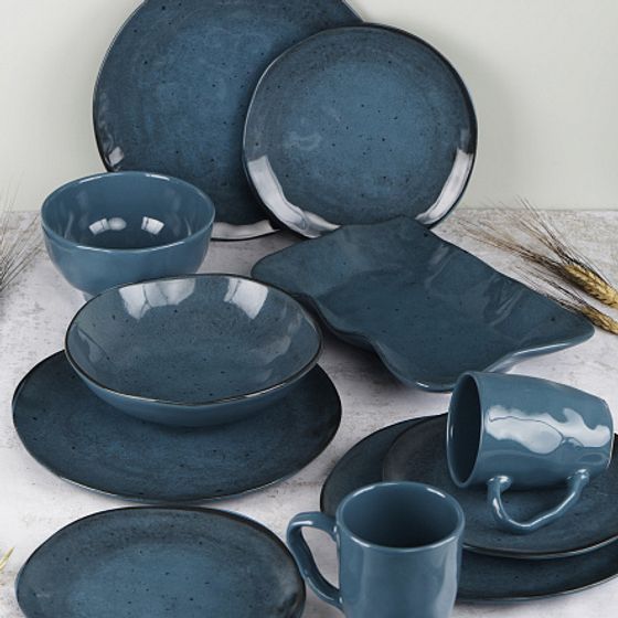 Салатник STONE синий 15см