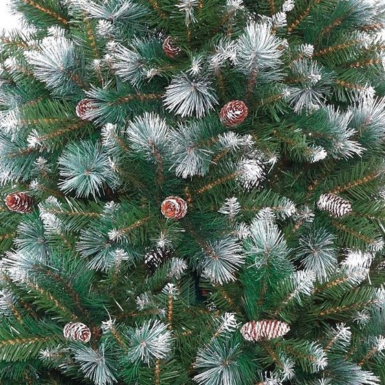 Елка искусственная &quot;Серебристая&quot;, L147 W147 H244 см, 1683 ветки