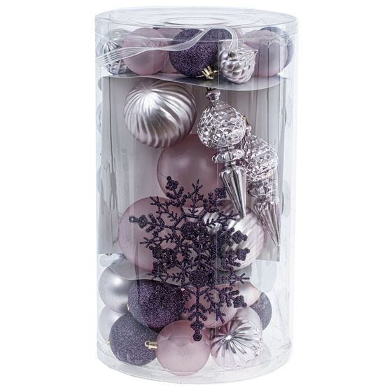 Набор из 56шт Украшение новогоднее "Шар", L21 W21 H37 см