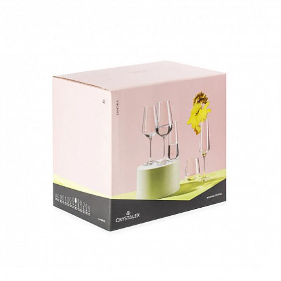 Набор бокалов для вина SANDRA Blizzard 6шт 550мл