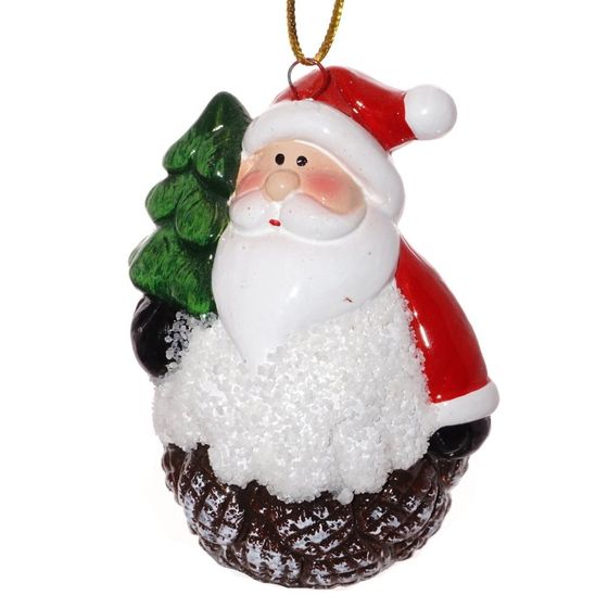 Украшение новогоднее &quot;Снеговик/Олень/Санта&quot;, L6 W6 H8,5 см, 3в.