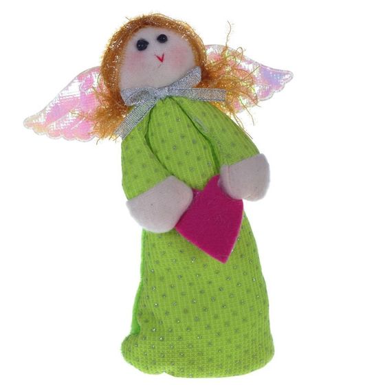 Игрушка набивная &quot;Девочка-Ангел&quot;, L10 W6 H21 см, 3в.
