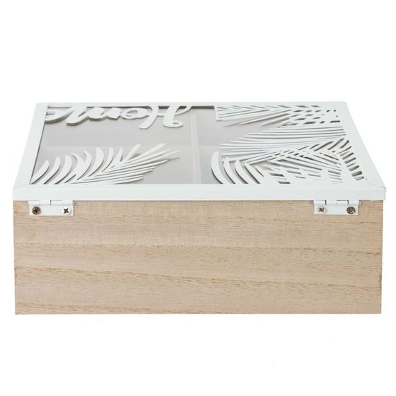 Шкатулка для чайных пакетиков, L20 W20 H7,5 см