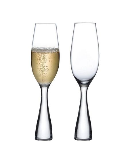 2 Piece Wine Party Champagne Glass, 8.5 oz