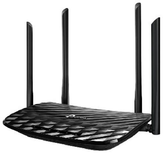 Роутер беспроводной TP-Link Archer C6 AC1300 10/100/1000BASE-TX черный