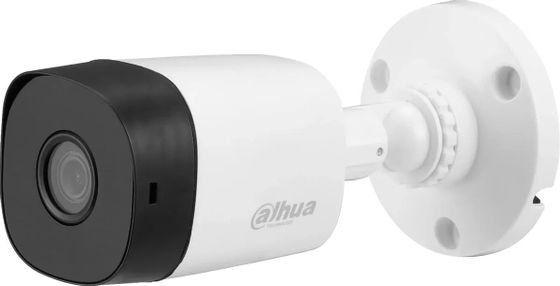 Камера аналоговая Dahua DH-HAC-B1A21P-0360B 3.6-3.6мм HD-CVI HD-TVI цв. корп.:белый