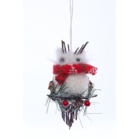 Украшение новогоднее &quot;Сова&quot;,  L9 W11 H17 см