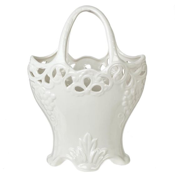 Ваза для искусственных цветов, 1150 мл, L21 W12 H30 см