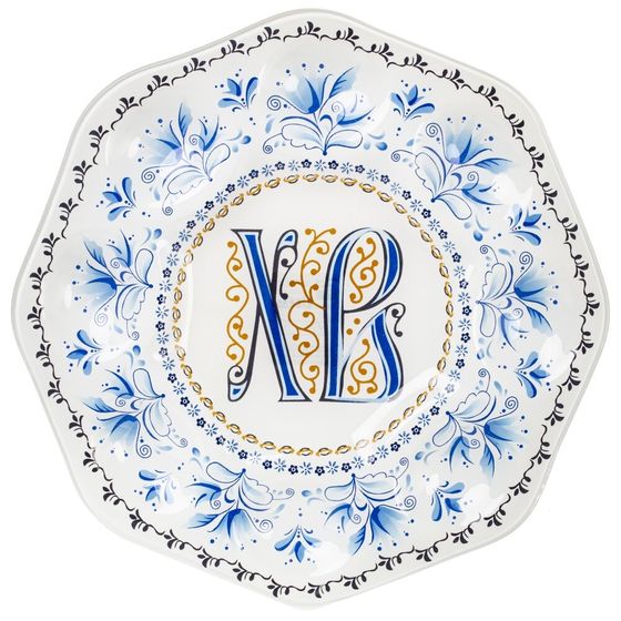 Тарелка для 8-ми яиц, L25,5 W25,8 H1,5 см