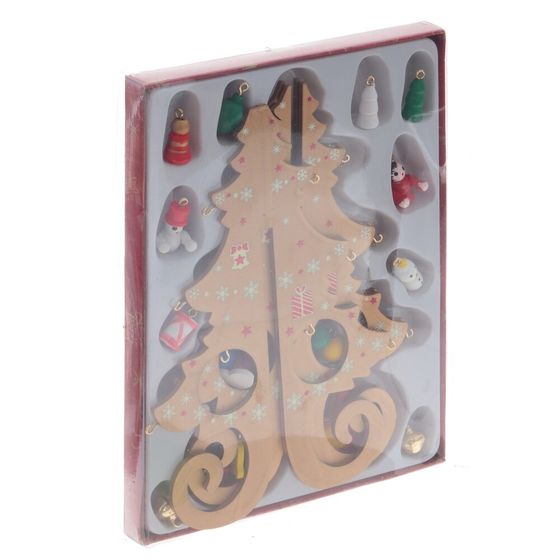 Фигурка декоративная "Ёлка", L14 W1,5 H18,5 см, 3в.