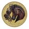 Изделие декоративное &quot;Монета Лошадь&quot;, L4,5 W4,5 H0,5 см