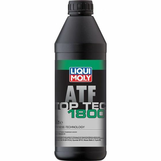 Масло трансмиссионное LiquiMoly НС-синт. для АКПП Top Tec ATF 1800, 5 л