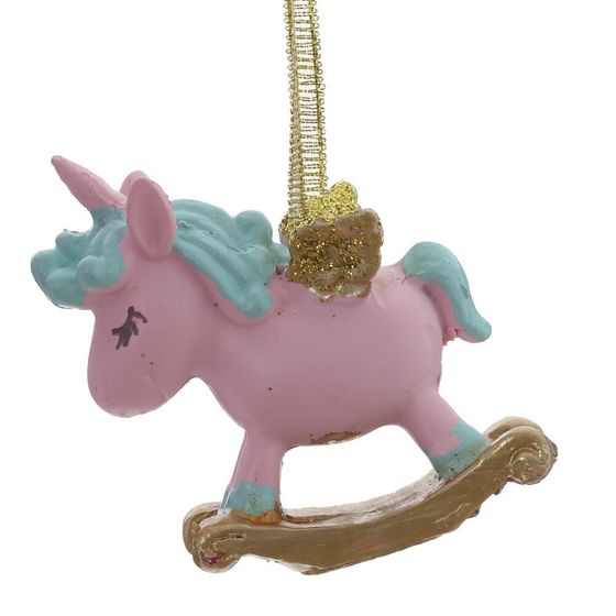 Фигурка декоративная подвесная &quot;Лошадка&quot;, L6 W2 H5 см, 3в.
