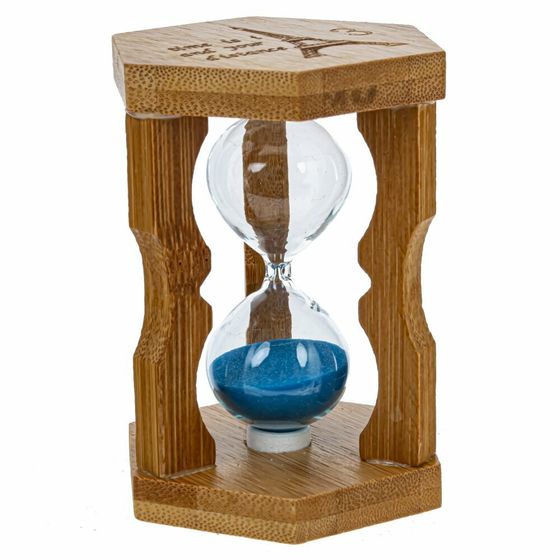 Часы песочные (3 мин.), Д7,5 Ш6,5 В10 см, 4в.
