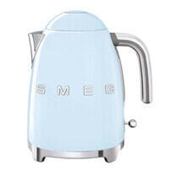 Электрический чайник Smeg KLF03PBEU (Pastel Blue) - 1.7 L - 2400 W - Голубой - Пластик - Нержавеющая сталь - Индикатор уровня воды - Защита от перегрева